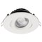 Satco 12W LED Downlight, Gimbal 4 in, CCT Select, Round, Remote Driver, White, 850L 120V S11618R1 - alternate 2
